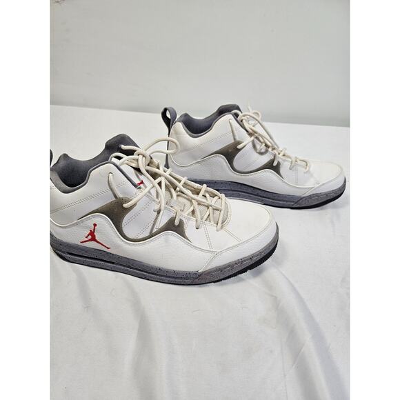 Jordan Flight TR 97 Mid “White Fire Cement” Air Jordan Shoes Size 8.5 - Picture 5 of 12